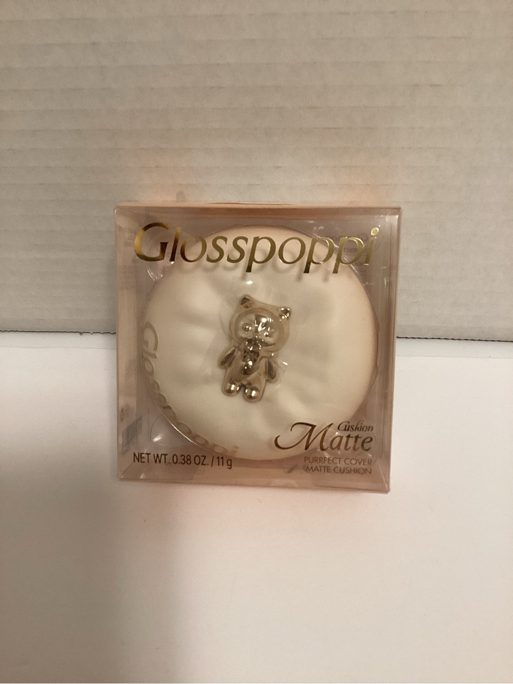Glosspoppi Matte Cushion Compact Purrfect Cover Crème, NC02